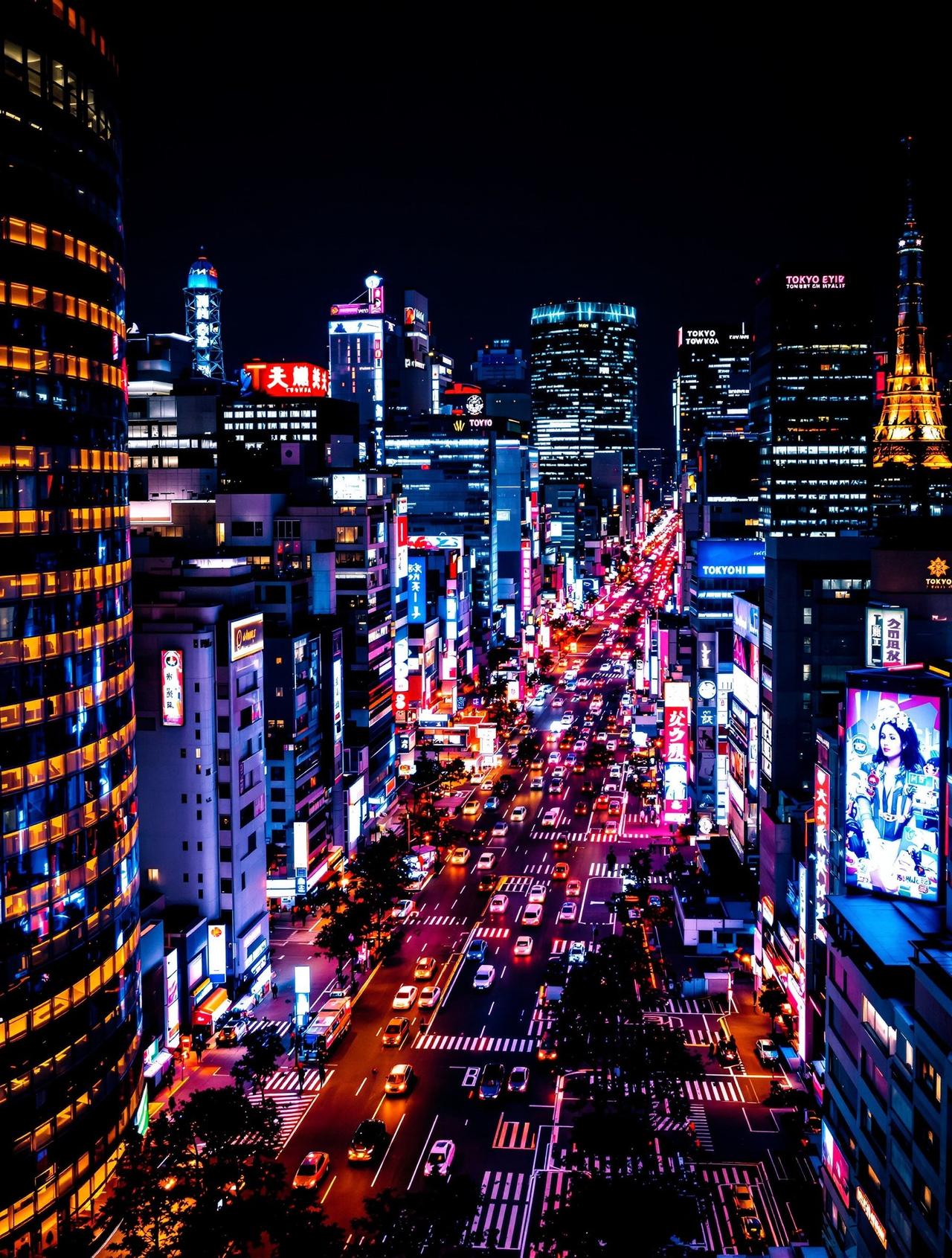 橘子影视-城市之光：东京夜景延时摄影