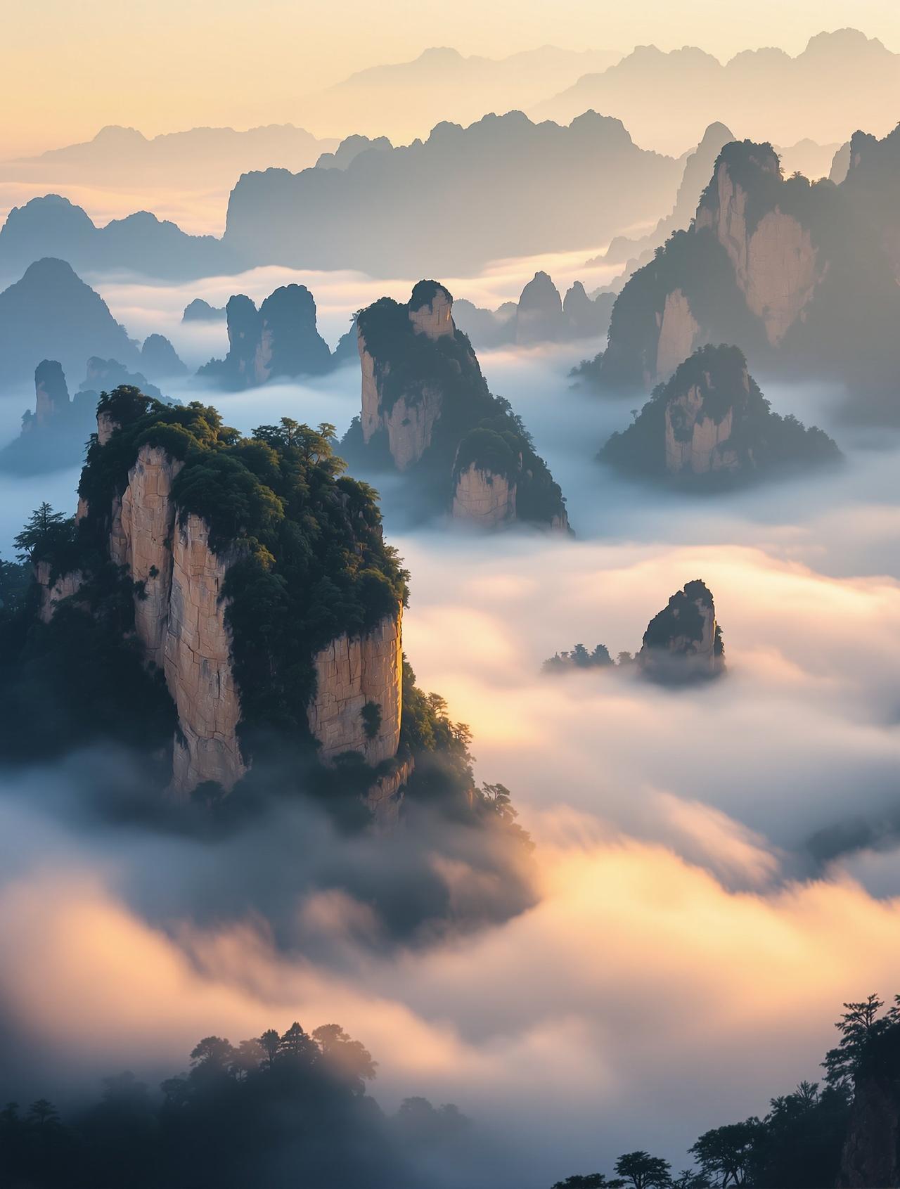 橘子影视-黄山云海：中国最美山岳4K